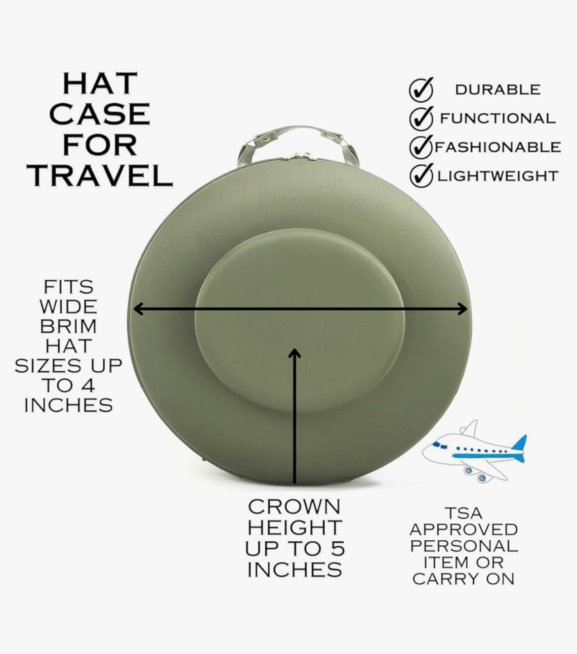 The Gaia Green Hat Case