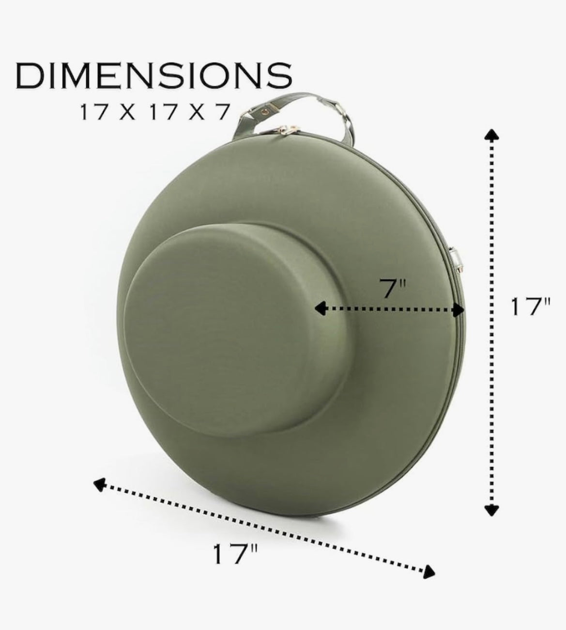 The Gaia Green Hat Case