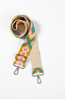 Tangerine, Teal & Pink Geometric Strap