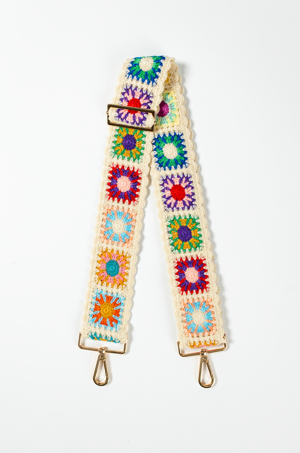Multicolored Crochet Strap