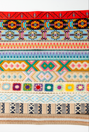 Tangerine, Teal & Pink Geometric Strap