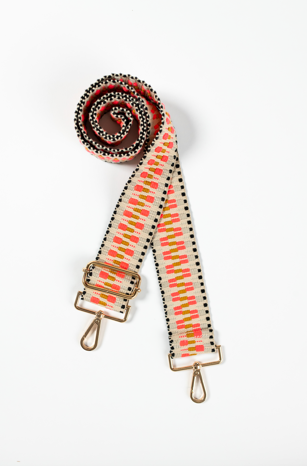 Neon Pink & Yellow ZigZag Strap