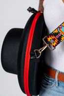Black, Red, Yellow & Blue Aztec Strap